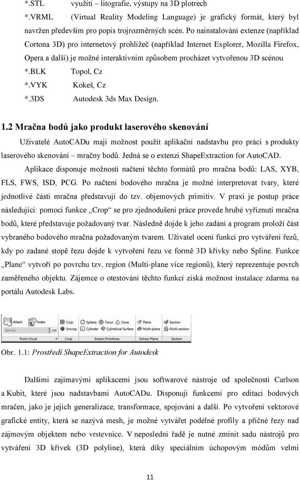 *.BLK Topol, Cz *.VYK Kokeš, Cz *.3DS Autodesk 3ds Max Design. 1.