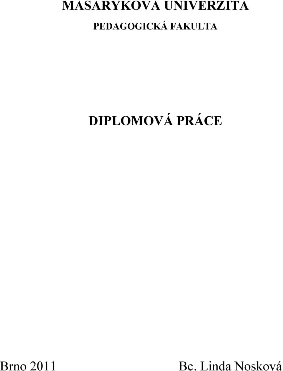 DIPLOMOVÁ PRÁCE Brno