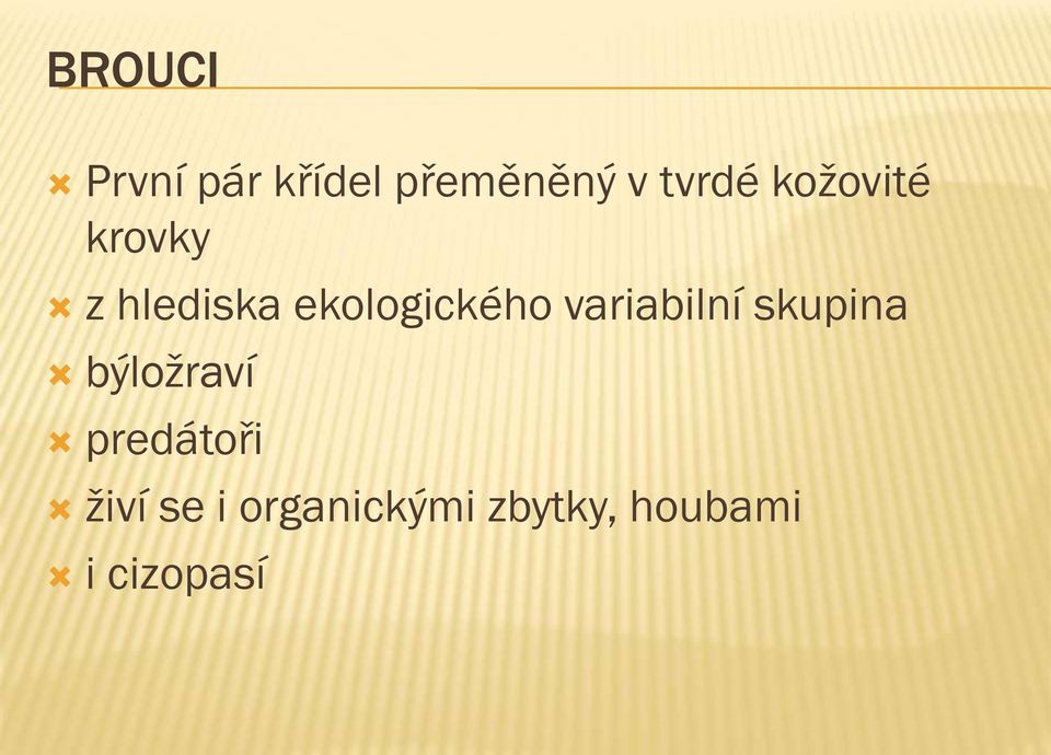 variabilní skupina býložraví predátoři