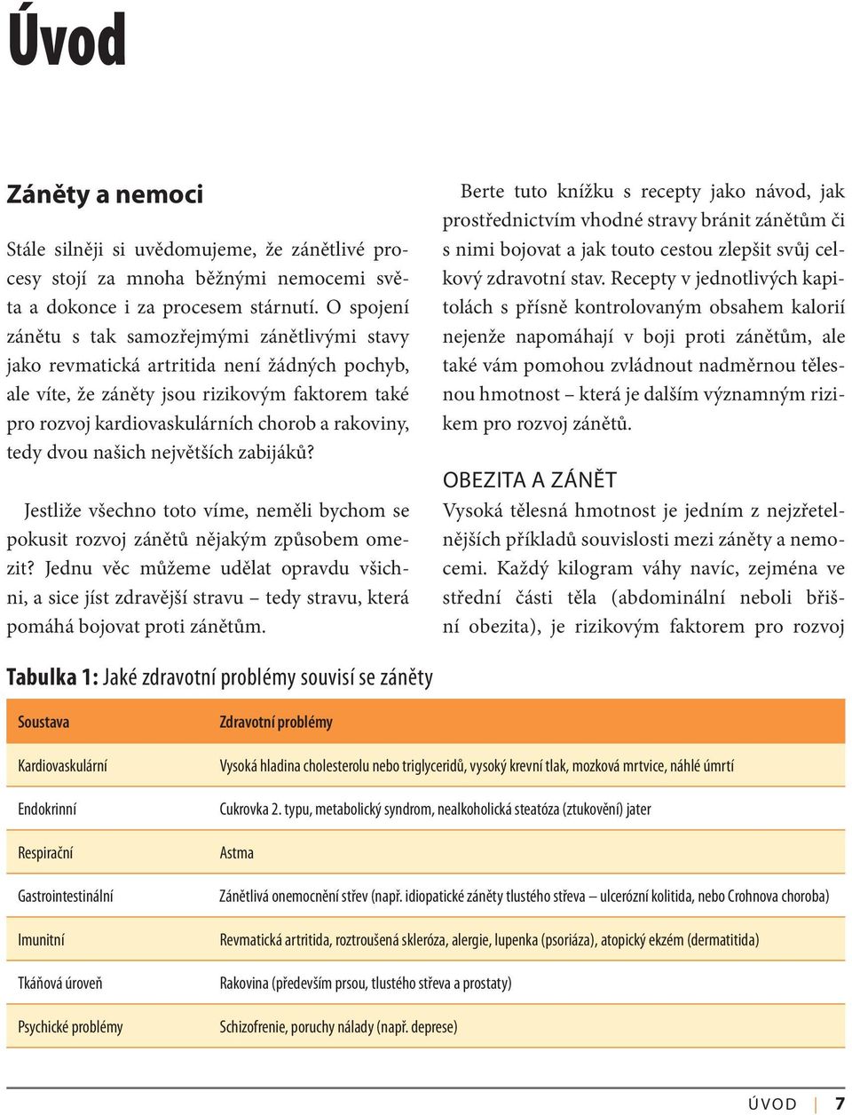 tedy dvou našich největších zabijáků? Jestliže všechno toto víme, neměli bychom se pokusit rozvoj zánětů nějakým způsobem omezit?