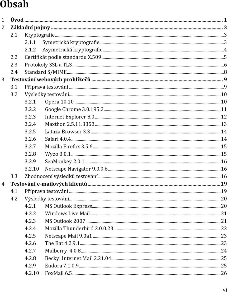 0... 12 3.2.4 Maxthon 2.5.11.3353... 13 3.2.5 Lataza Browser 3.3... 14 3.2.6 Safari 4.0.4... 14 3.2.7 Mozilla Firefox 3.5.6... 15 3.2.8 Wyzo 3.0.1... 15 3.2.9 SeaMonkey 2.0.1... 16 3.2.10 Netscape Navigator 9.