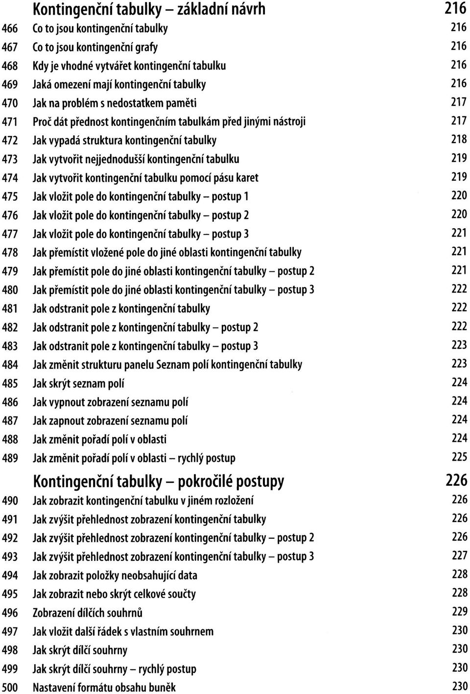 vytvořit nejjednodušší kontingenční tabulku 219 474 Jak vytvořit kontingenční tabulku pomocí pásu karet 219 475 Jak vložit pole do kontingenční tabulky - postup 1 220 476 Jak vložit pole do