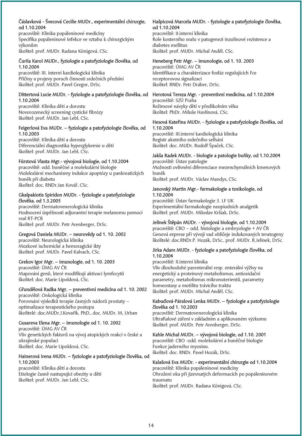interní kardiologická klinika Příčiny a projevy poruch činnosti srdečních předsíní školitel: prof. MUDr. Pavel Gregor, DrSc. Hašpicová Marcela MUDr. - fyziologie a patofyziologie člověka, od 1.10.