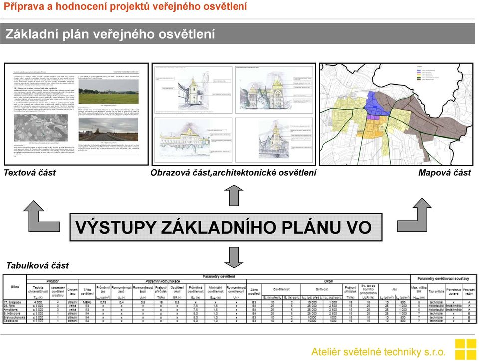 část,architektonické osvětlení