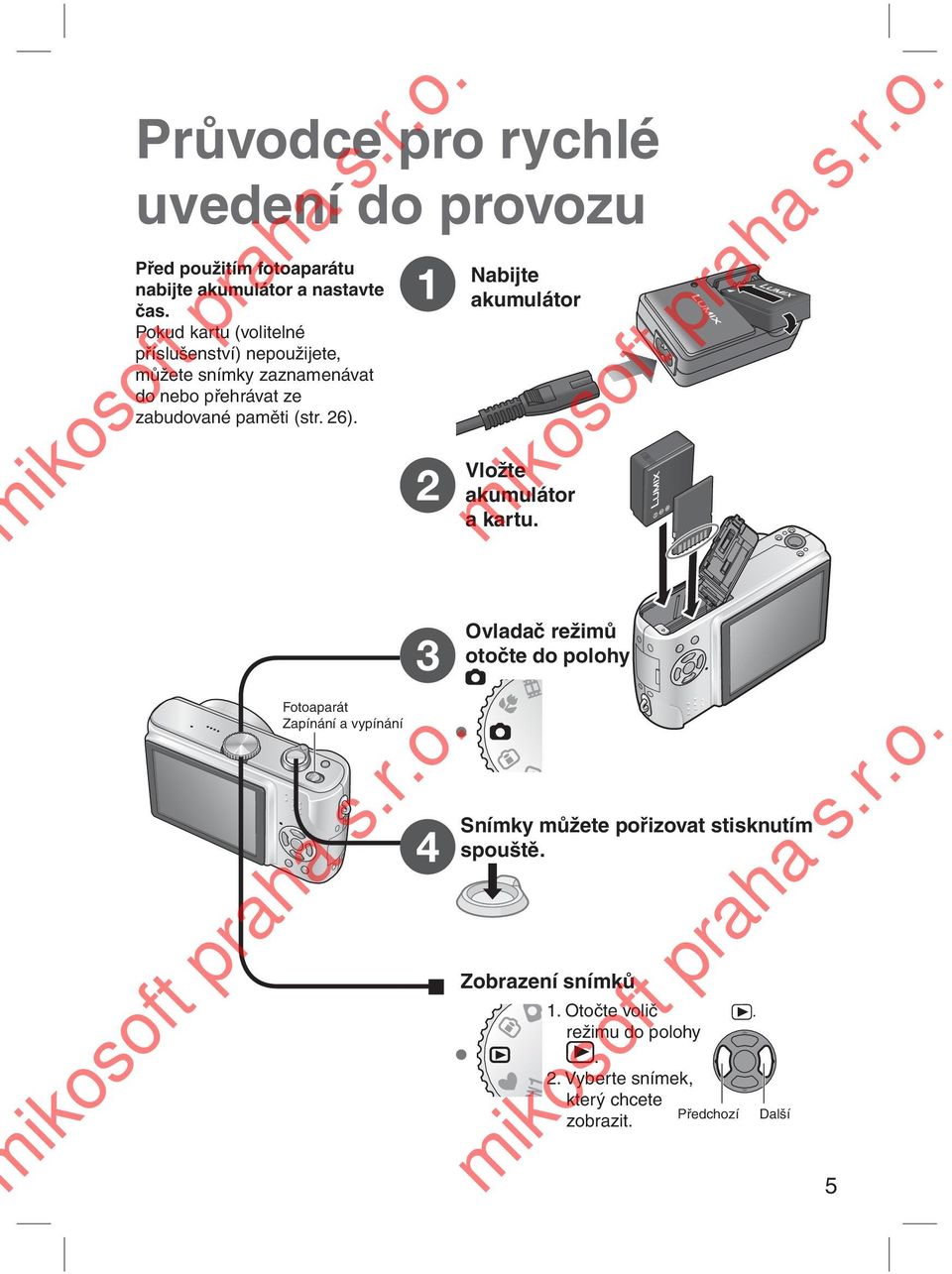 26). 2 Vložte akumulátor a kartu.