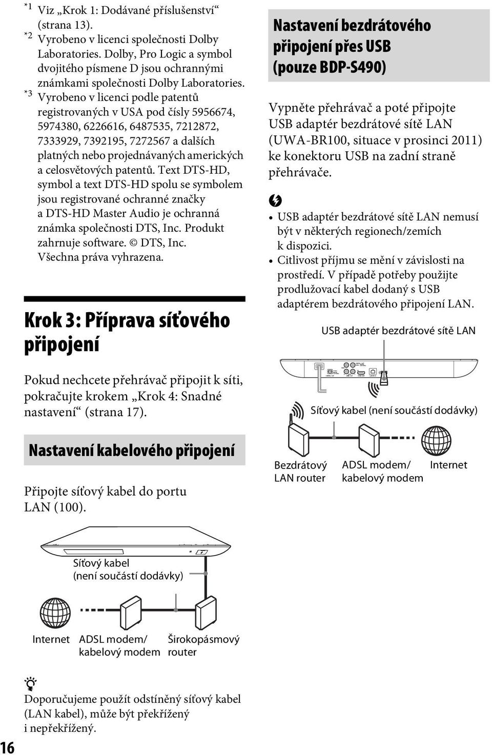 *3 Vyrobeno v licenci podle patentů registrovaných v USA pod čísly 5956674, 5974380, 6226616, 6487535, 7212872, 7333929, 7392195, 7272567 a dalších platných nebo projednávaných amerických a