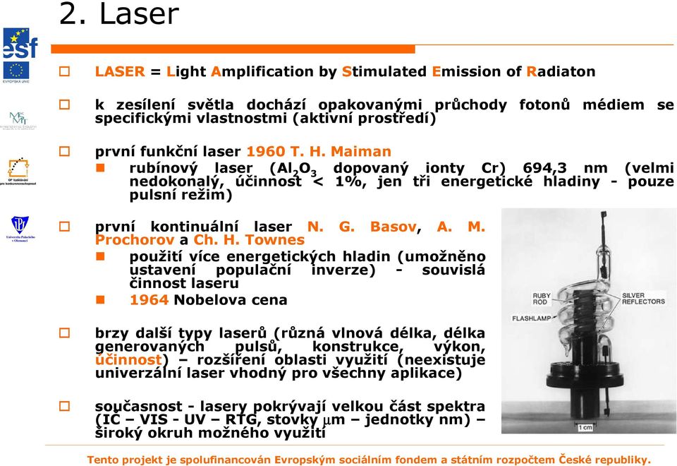 M. Prochorov a Ch. H.