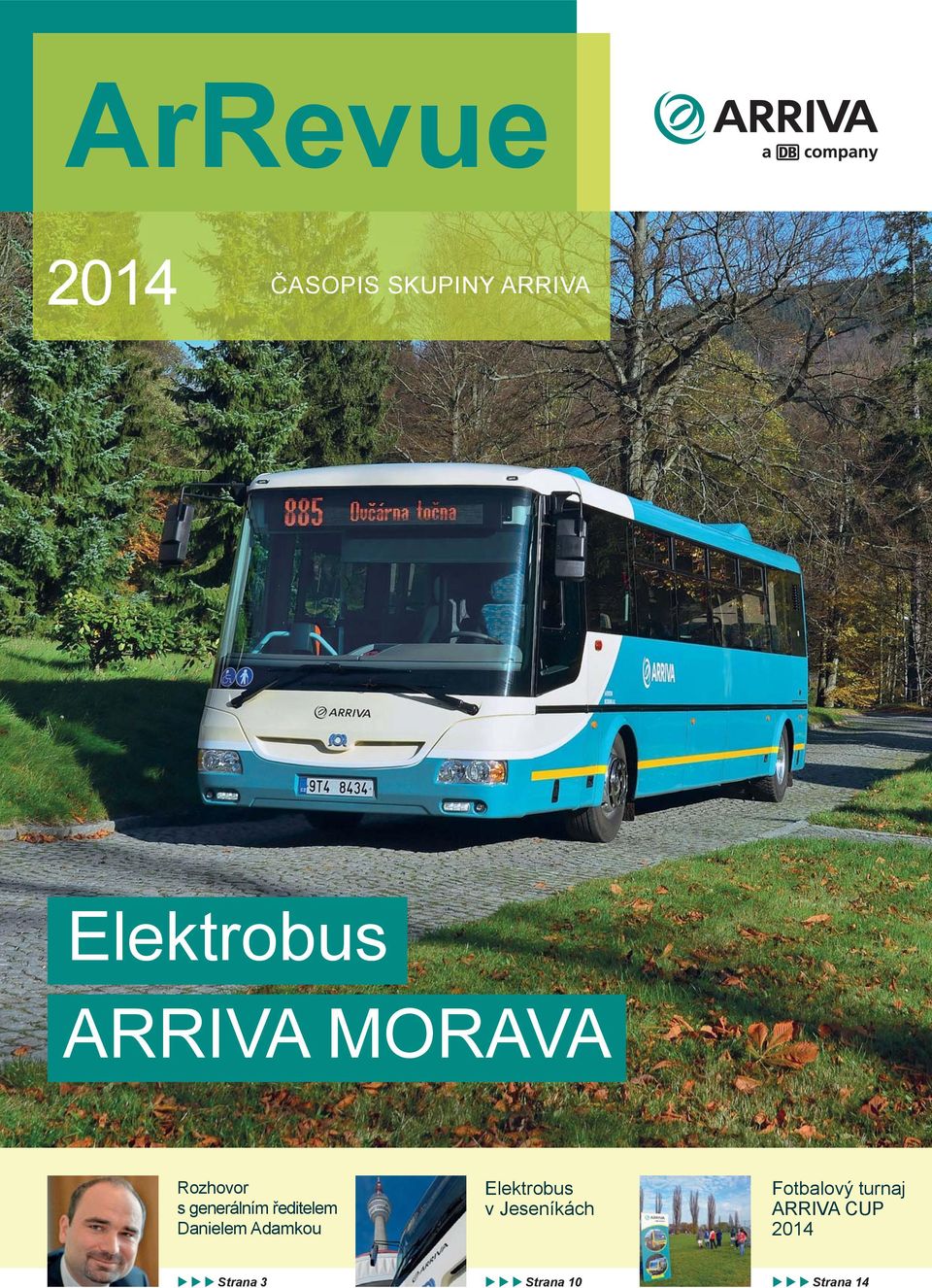 Danielem Adamkou Elektrobus v Jeseníkách