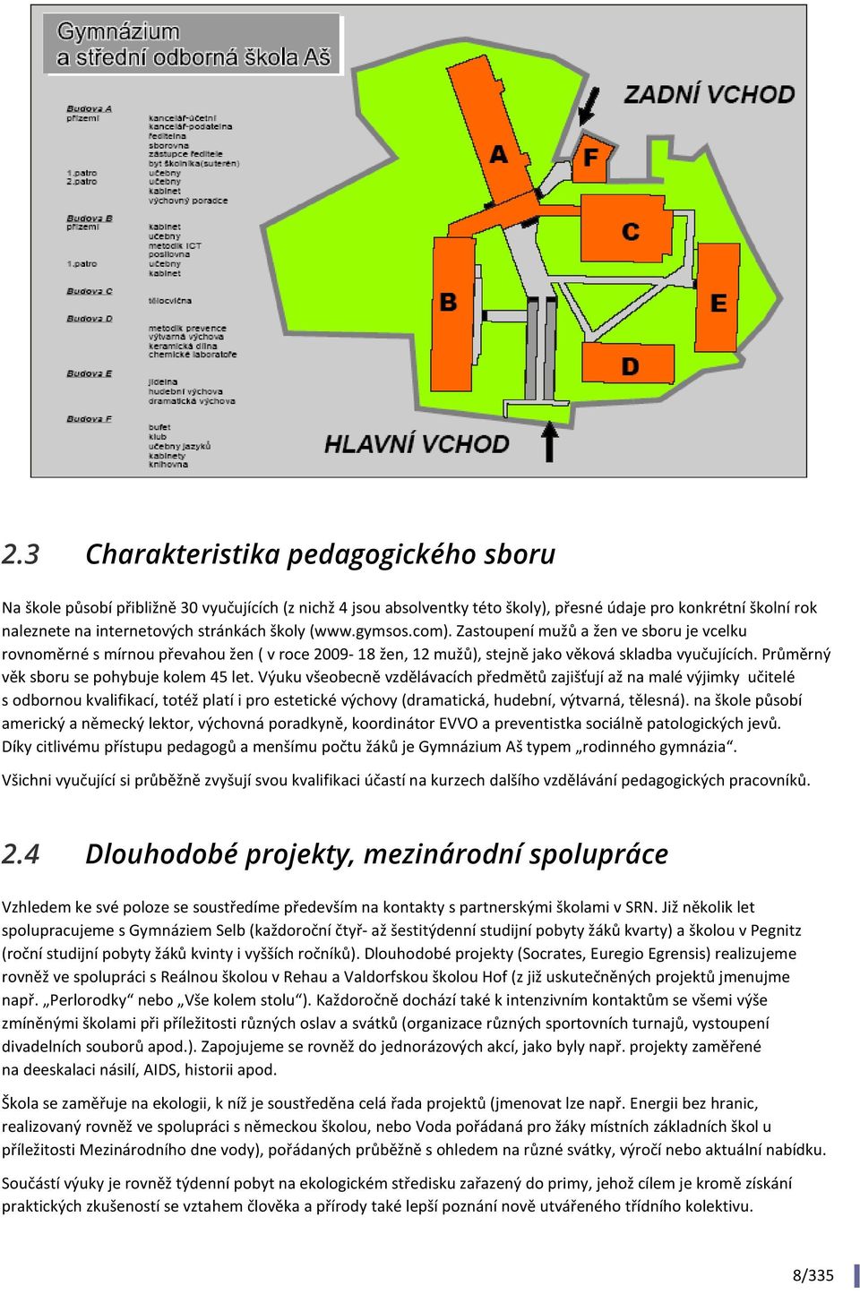 Průměrný věk sboru se pohybuje kolem 45 let.