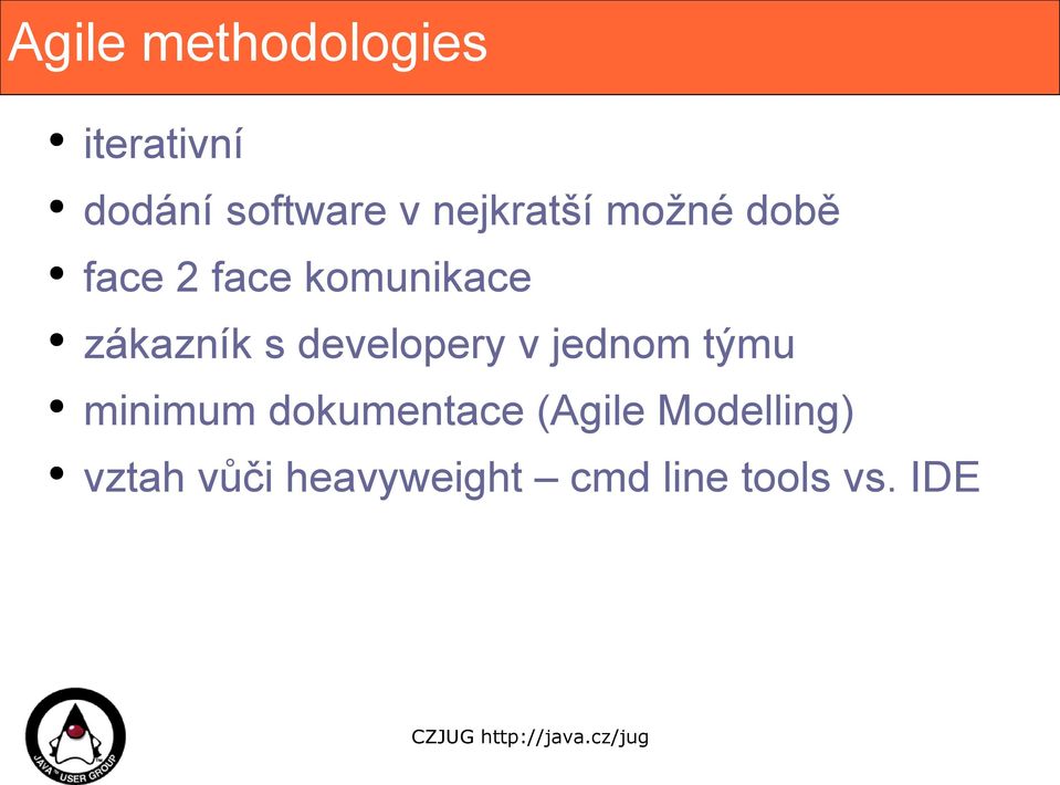 s developery v jednom týmu minimum dokumentace