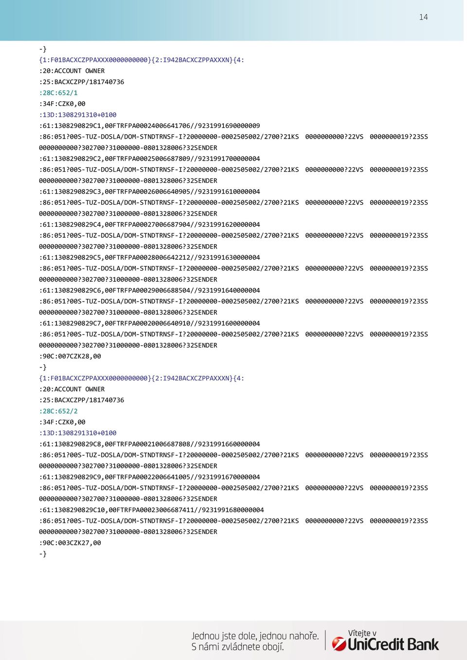 32SENDER :61:1308290829C2,00FTRFPA00025006687809//9231991700000004 :86:051?00S-TUZ-DOSLA/DOM-STNDTRNSF-I?20000000-0002505002/2700?21KS 0000000000?22VS 0000000019?23SS 0000000000?302700?