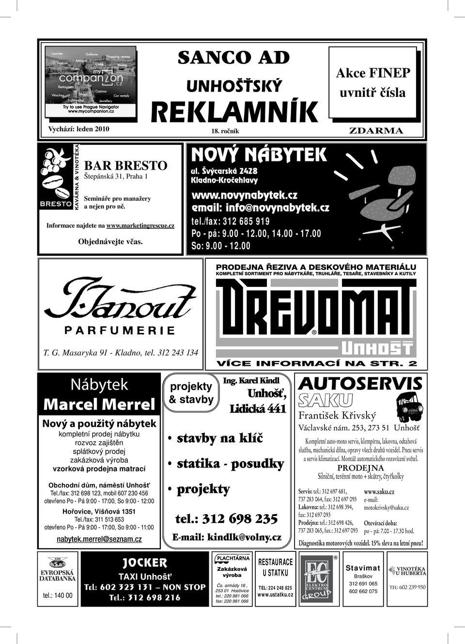 SANCO AD UNHO ËSK REKLAMNÍK. NOVÝ NÁBYTEK ul. Švýcarská 2428  Kladno-Kročehlavy. - PDF Free Download