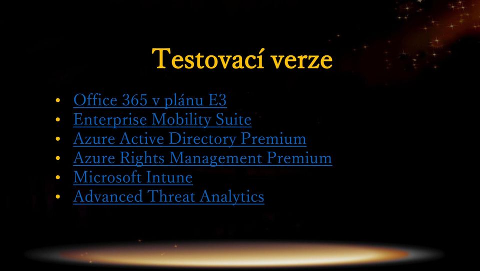 Microsoft Intune Advanced Threat Analytics Druhá polovina září (16.