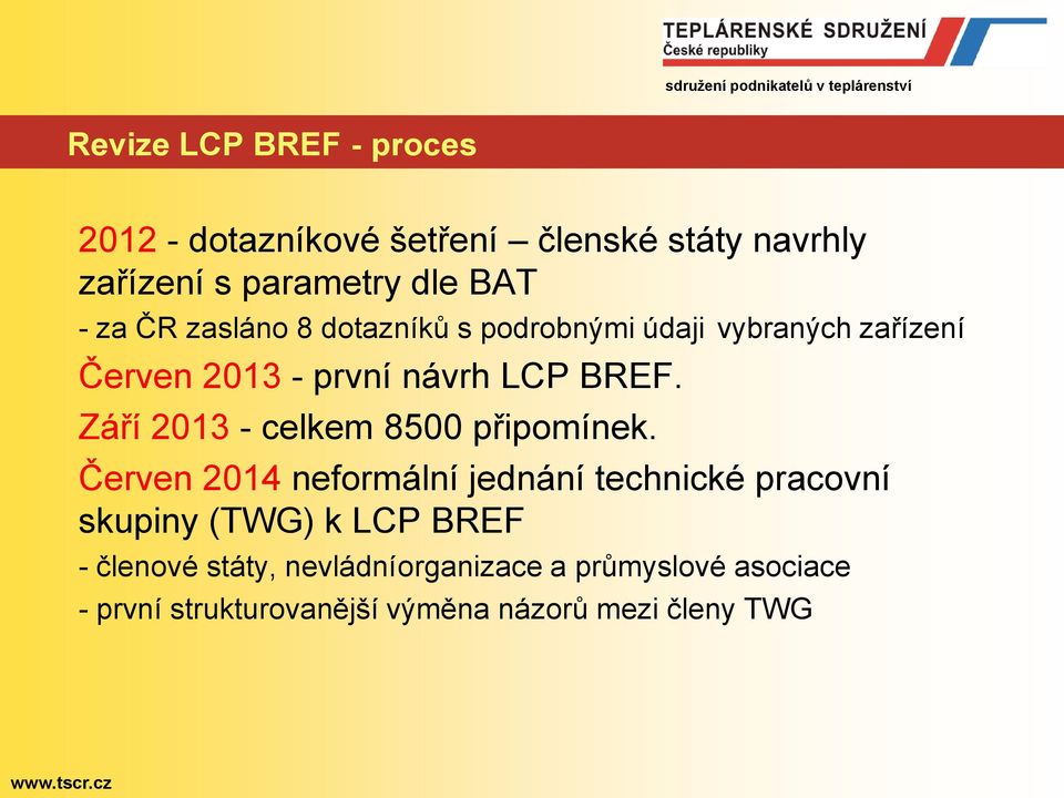 Září 2013 - celkem 8500 připomínek.