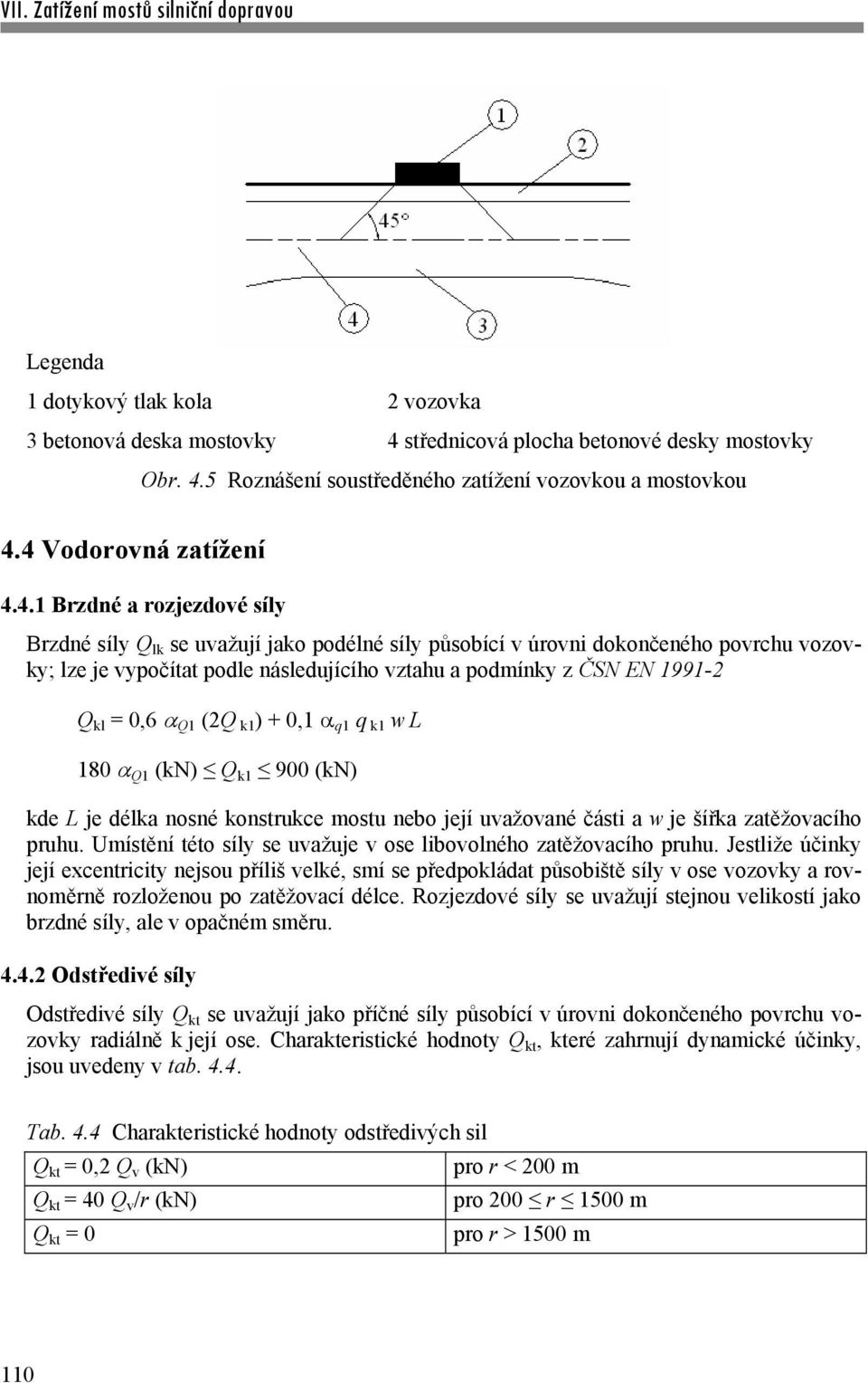 5 Roznášení soustředěného zatížení vozovkou a mostovkou 4.