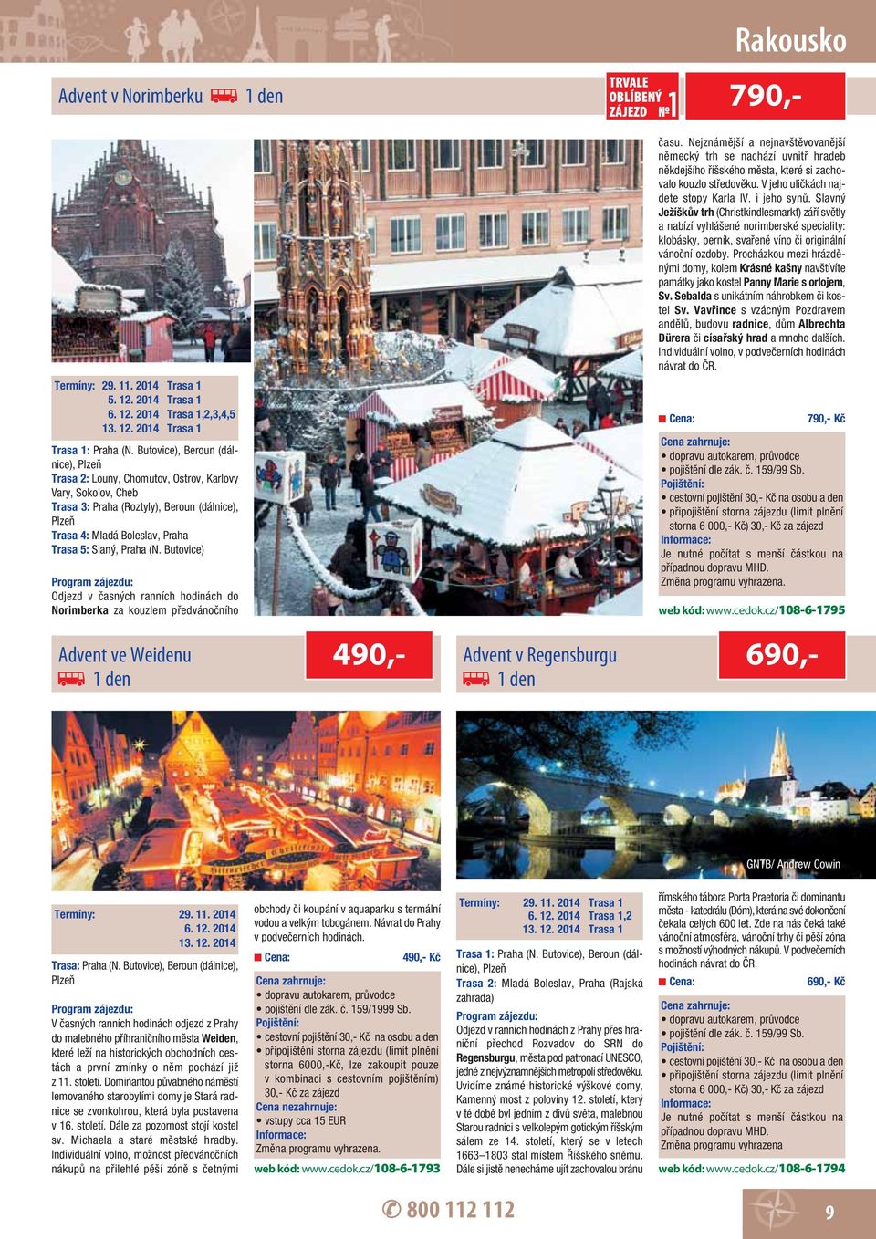 Slavný Ježíškův trh (Christkindlesmarkt) září světly a nabízí vyhlášené norimberské speciality: klobásky, perník, svařené víno či originální vánoční ozdoby.