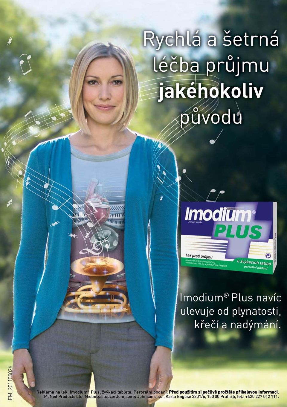 Perorální podání. Před použitím si pečlivě pročtěte příbalovou informaci. McNeil Products Ltd.