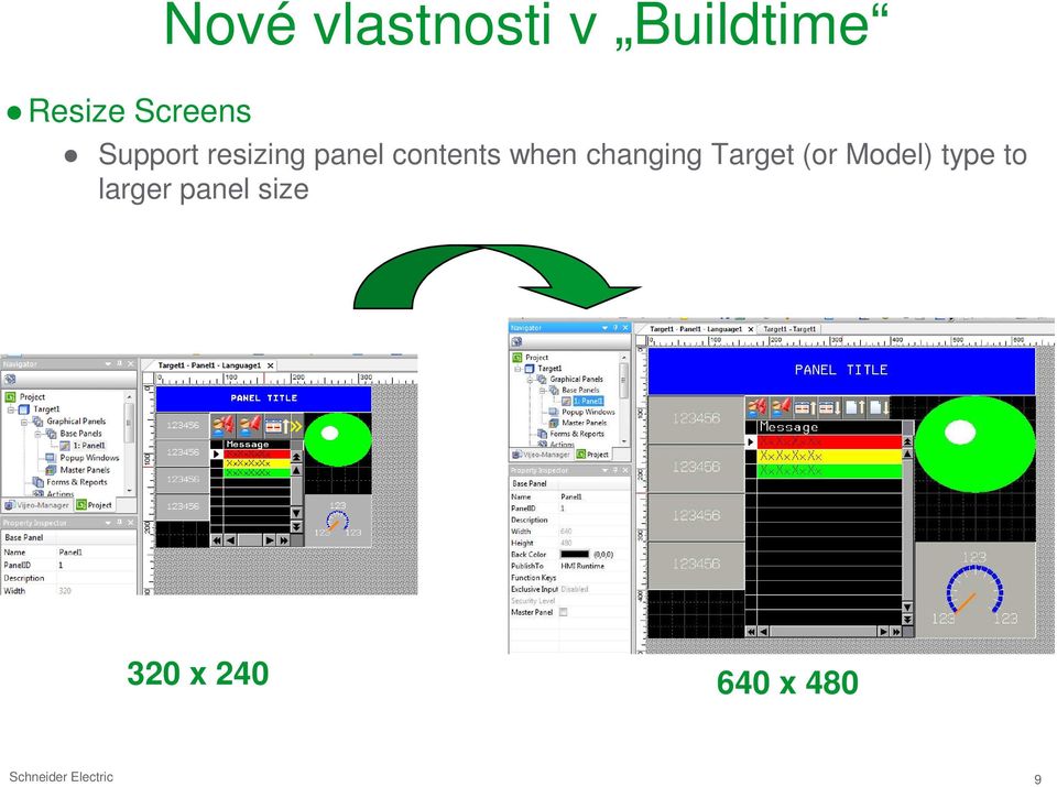 changing Target (or Model) type to larger