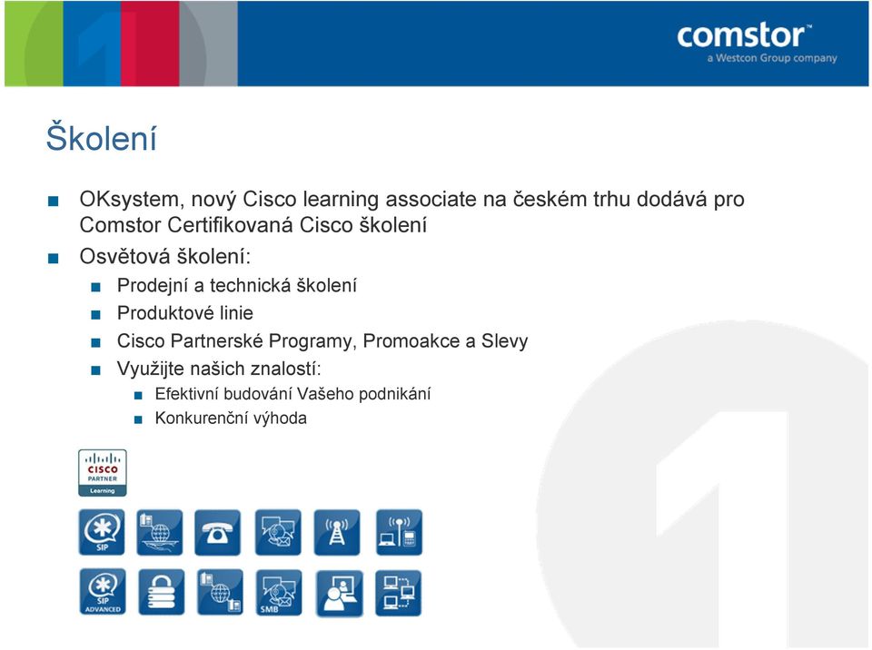 školení Produktové linie Cisco Partnerské Programy, Promoakce a Slevy