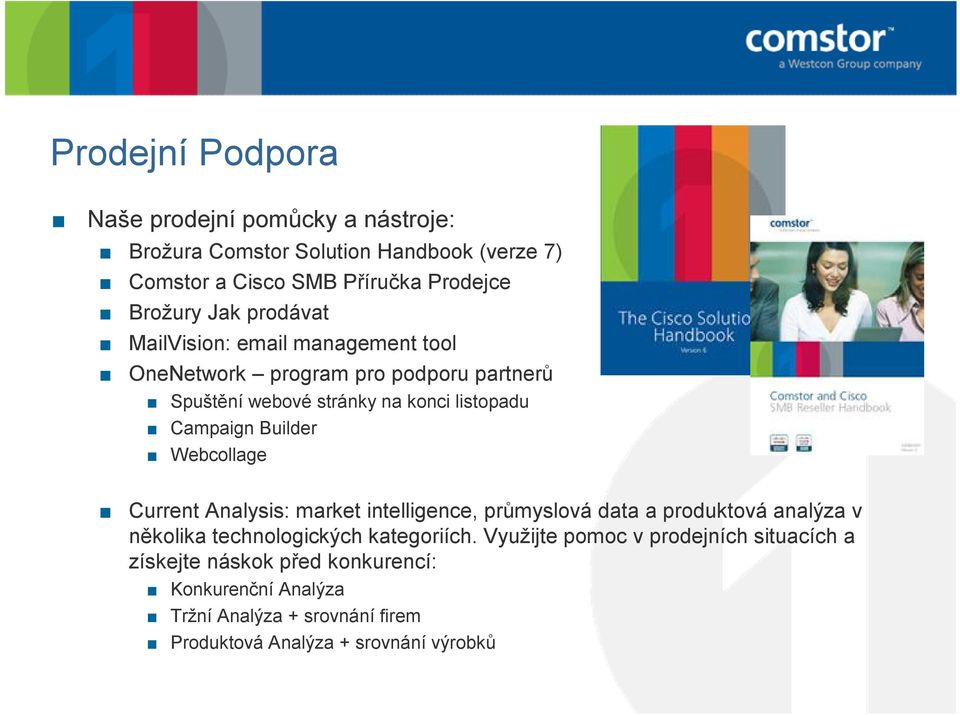 Builder Webcollage Current Analysis: market intelligence, průmyslová data a produktová analýza v několika technologických kategoriích.