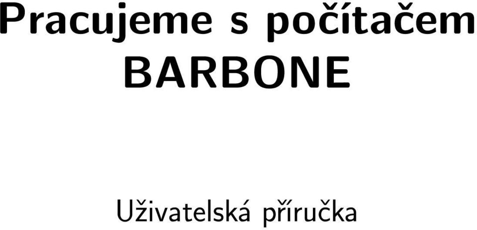 BARBONE