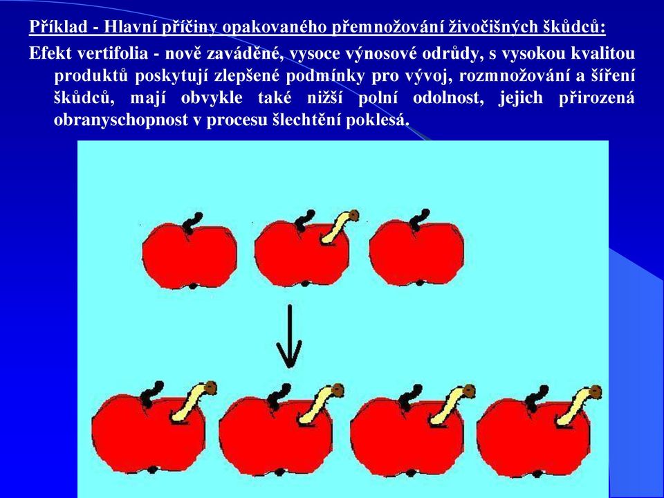 poskytují zlepšené podmínky pro vývoj, rozmnožování a šíření škůdců, mají obvykle