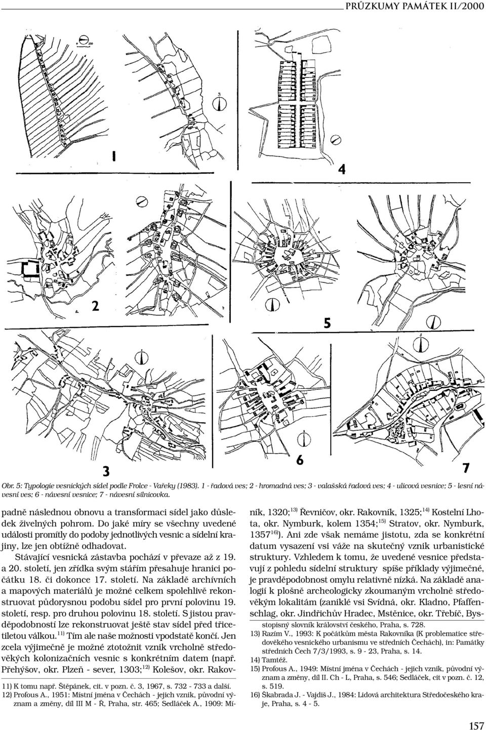 3, 1967, s. 732-733 a další. 12) Profous A., 1951: Místní jména v Čechách - jejich vznik, původní význam a změny, díl III M - Ř, Praha, str. 465; Sedláček A.