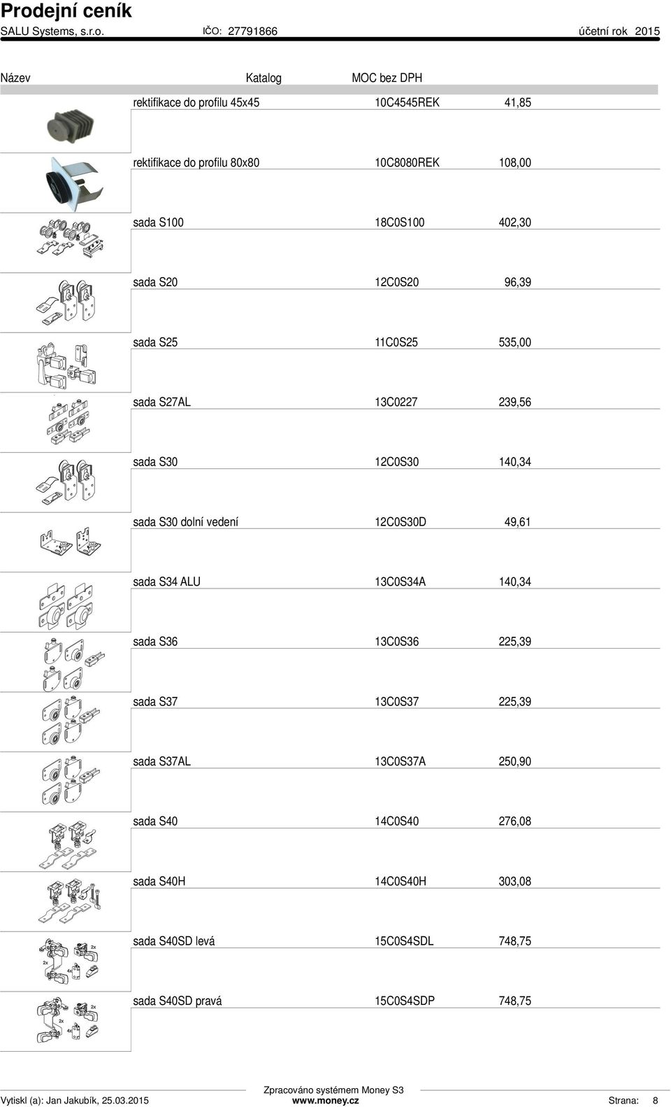 49,61 sada S34 ALU 13C0S34A 140,34 sada S36 13C0S36 225,39 sada S37 13C0S37 225,39 sada S37AL 13C0S37A 250,90 sada S40