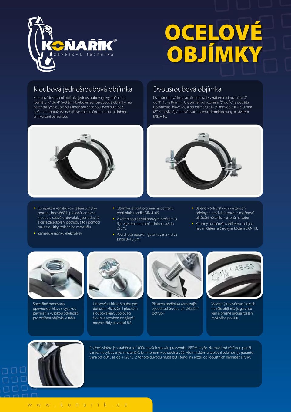 voušroubová objímka voušroubová instalační objímka je vyráběna od rozměru ¹ ₄ do 8 (12 219 mm).
