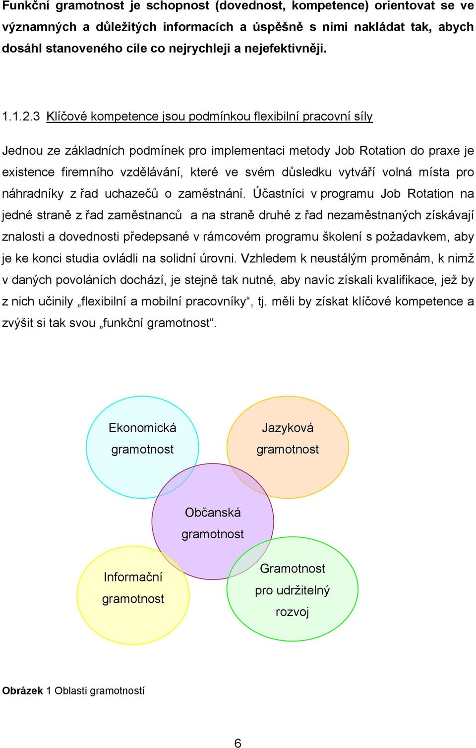 3 Klíčové kompetence jsou podmínkou flexibilní pracovní síly Jednou ze základních podmínek pro implementaci metody Job Rotation do praxe je existence firemního vzdělávání, které ve svém důsledku