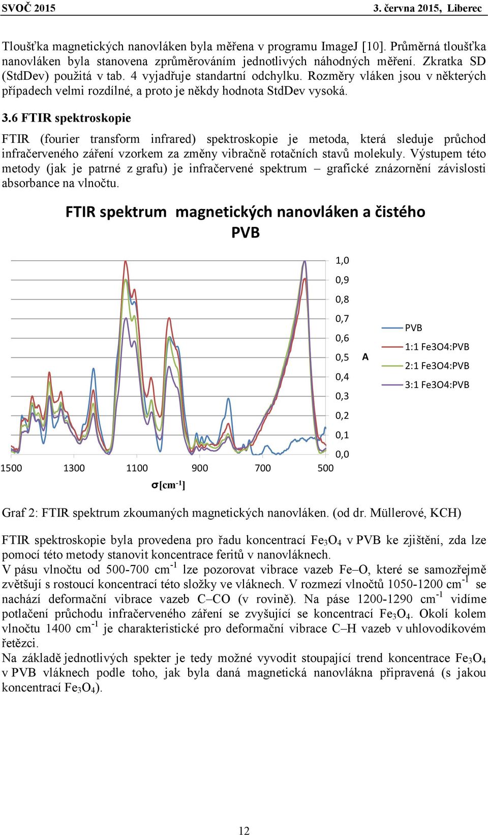 6 FTIR spektroskopie FTIR (fourier transform infrared) spektroskopie je metoda, která sleduje průchod infračerveného záření vzorkem za změny vibračně rotačních stavů molekuly.