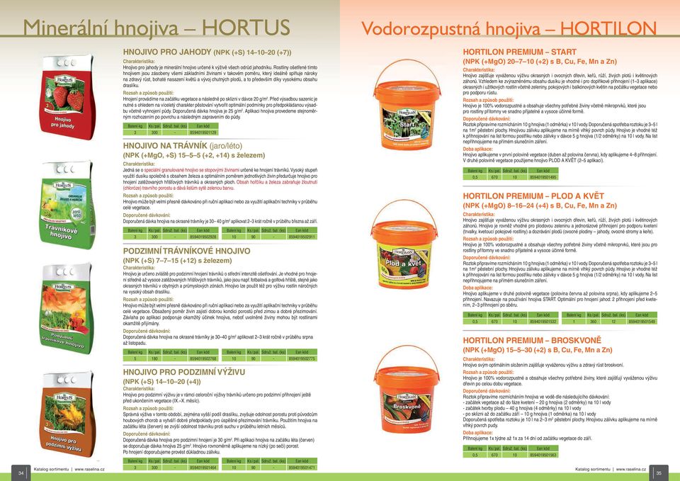 díky vysokému obsahu draslíku. Hnojení provádíme na začátku vegetace a následně po sklizni v dávce 20 g/m 2.