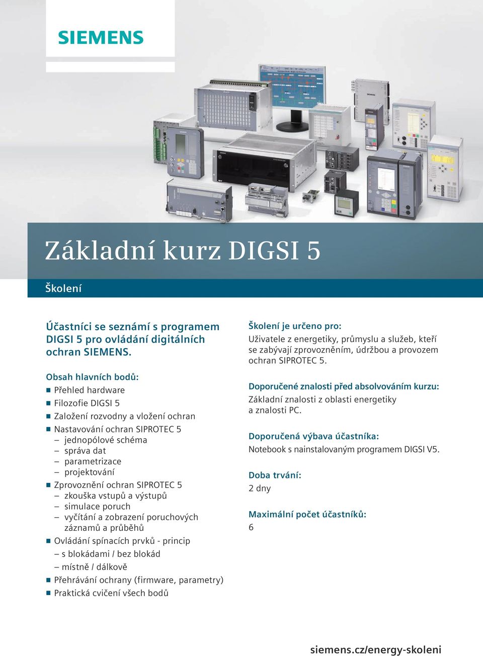 5 zkouška vstupů a výstupů simulace poruch vyčítání a zobrazení poruchových záznamů a průběhů n Ovládání spínacích prvků - princip s blokádami / bez blokád místně / dálkově n Přehrávání ochrany