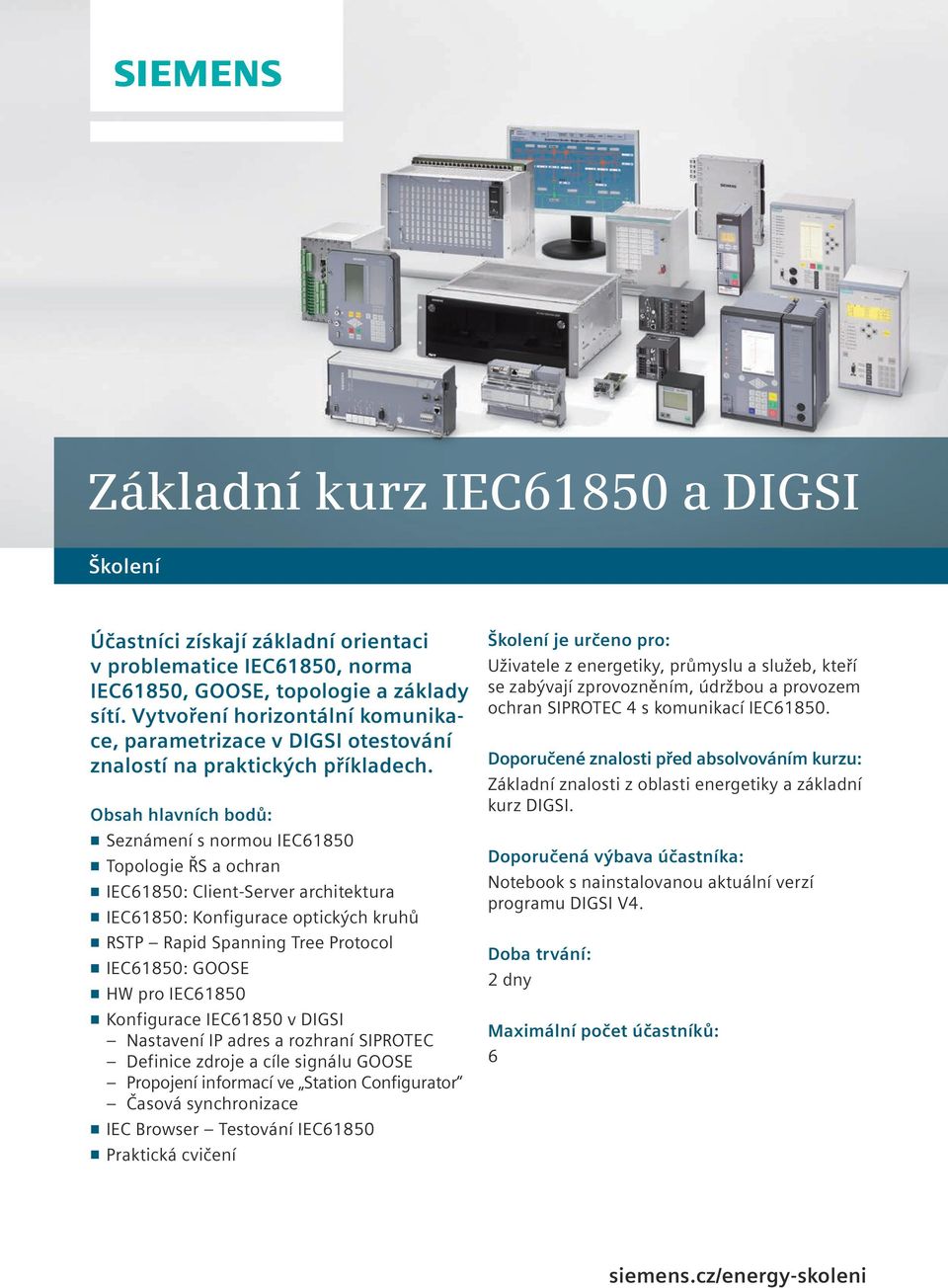 n Seznámení s normou IEC1850 n Topologie ŘS a ochran n IEC1850: Client-Server architektura n IEC1850: Konfigurace optických kruhů n RSTP Rapid Spanning Tree Protocol n IEC1850: GOOSE n HW pro IEC1850