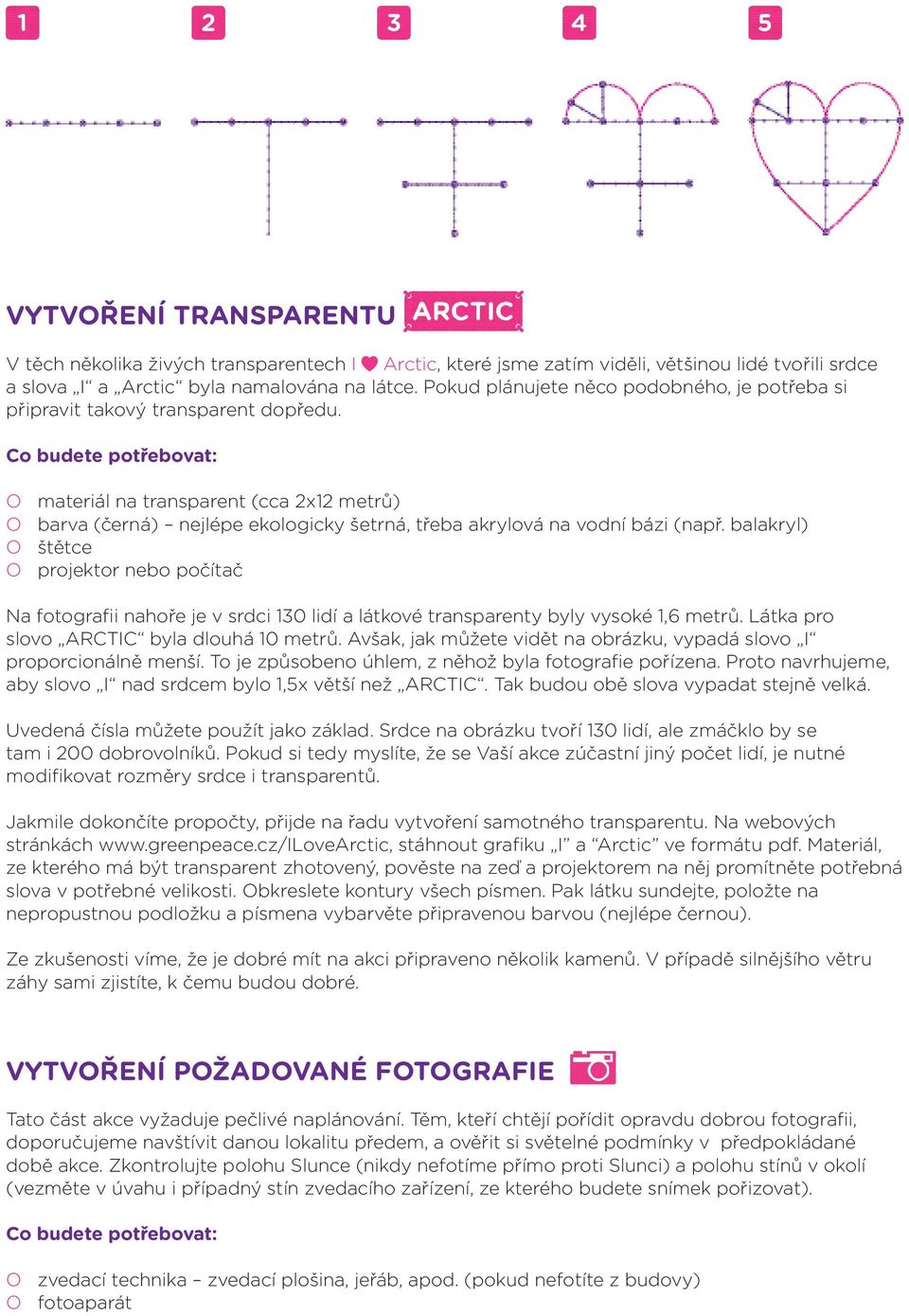 O materiál na transparent (cca 2x12 metrů) O barva (černá) nejlépe ekologicky šetrná, třeba akrylová na vodní bázi (např.