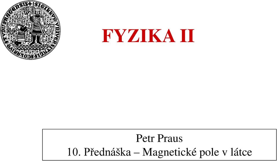 Přednáška