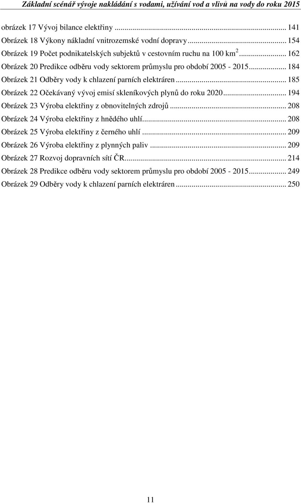 .. 185 Obrázek 22 Oekávaný vývoj emisí skleníkových plyn do roku 2020... 194 Obrázek 23 Výroba elektiny z obnovitelných zdroj... 208 Obrázek 24 Výroba elektiny z hndého uhlí.