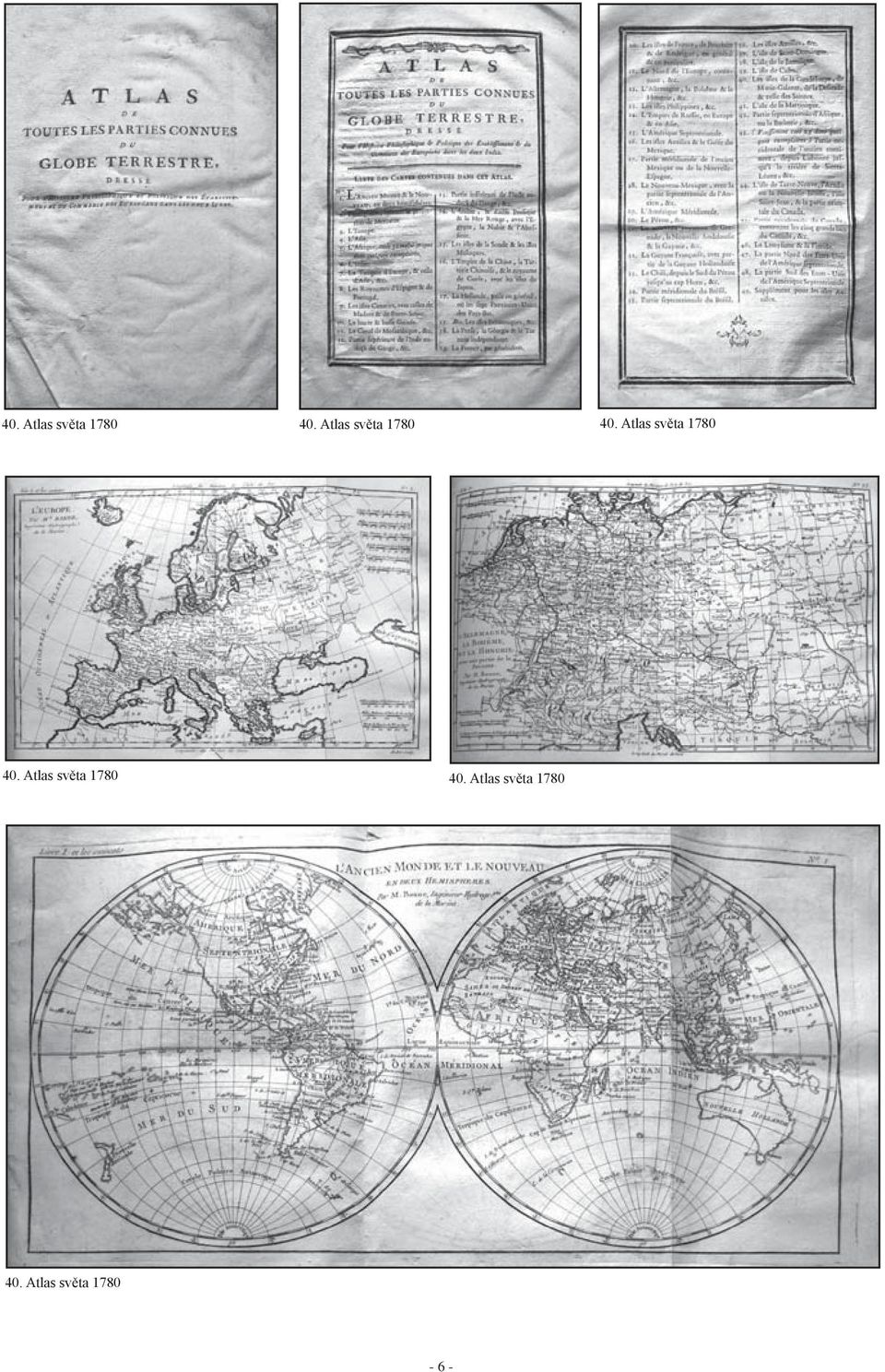 1780  Atlas světa 1780-6 -