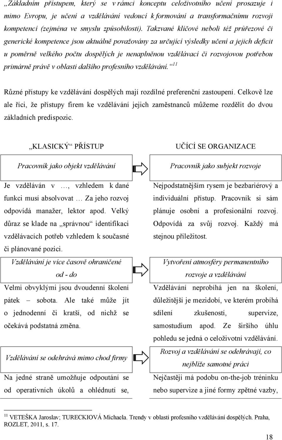 Takzvané klíčové neboli též průřezové či generické kompetence jsou aktuálně považovány za určující výsledky učení a jejich deficit u poměrně velkého počtu dospělých je nenaplněnou vzdělávací či