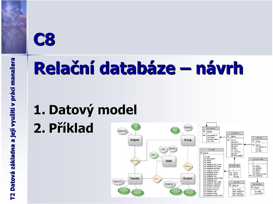Příklad T2 Datová základna