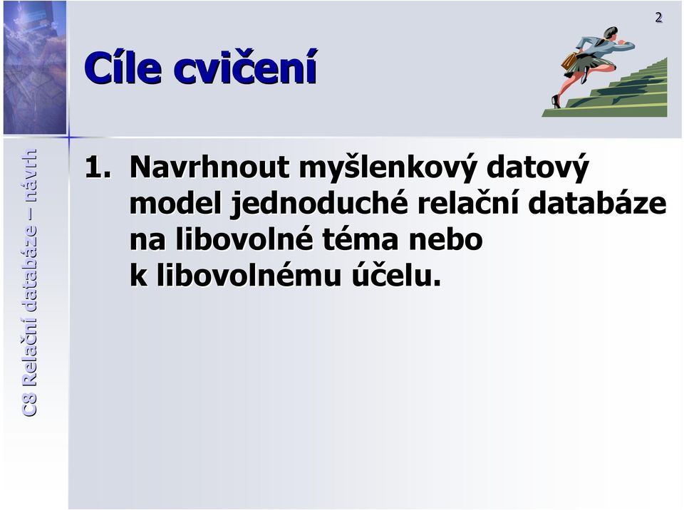 Navrhnout myšlenkový datový model