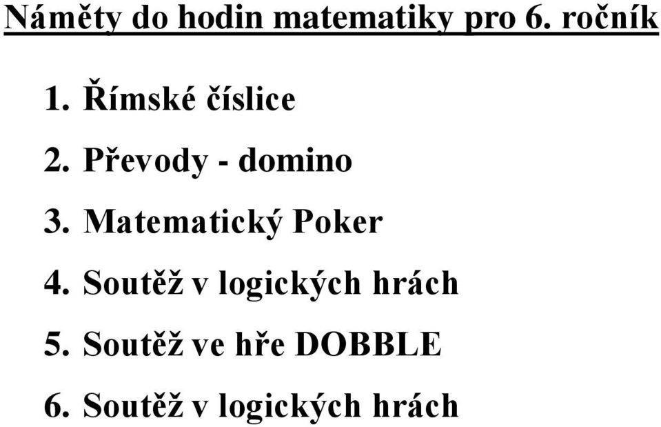 Matematický Poker 4.