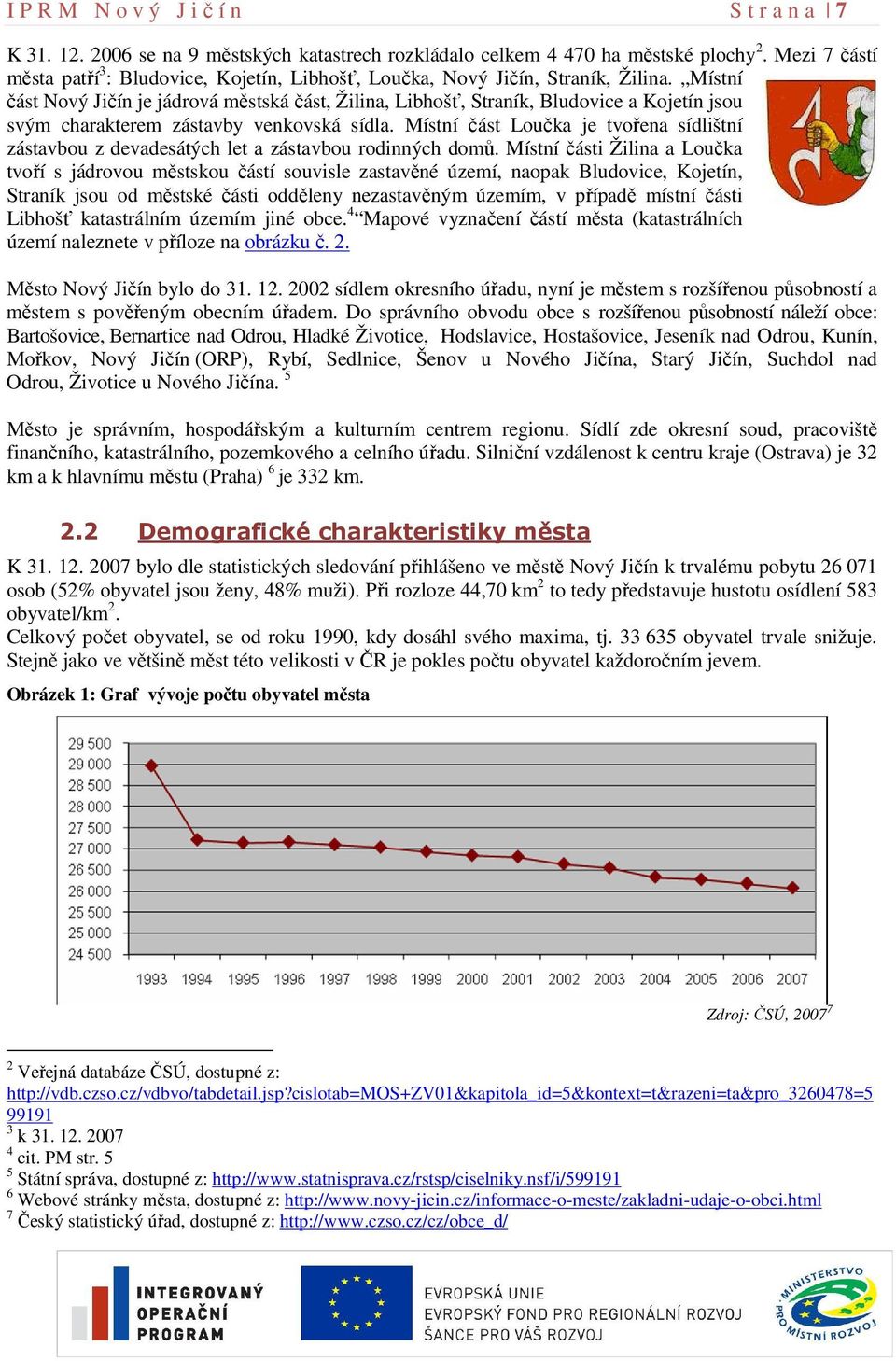 Místní část Loučka je tvořena sídlištní zástavbou z devadesátých a zástavbou rodinných domů.