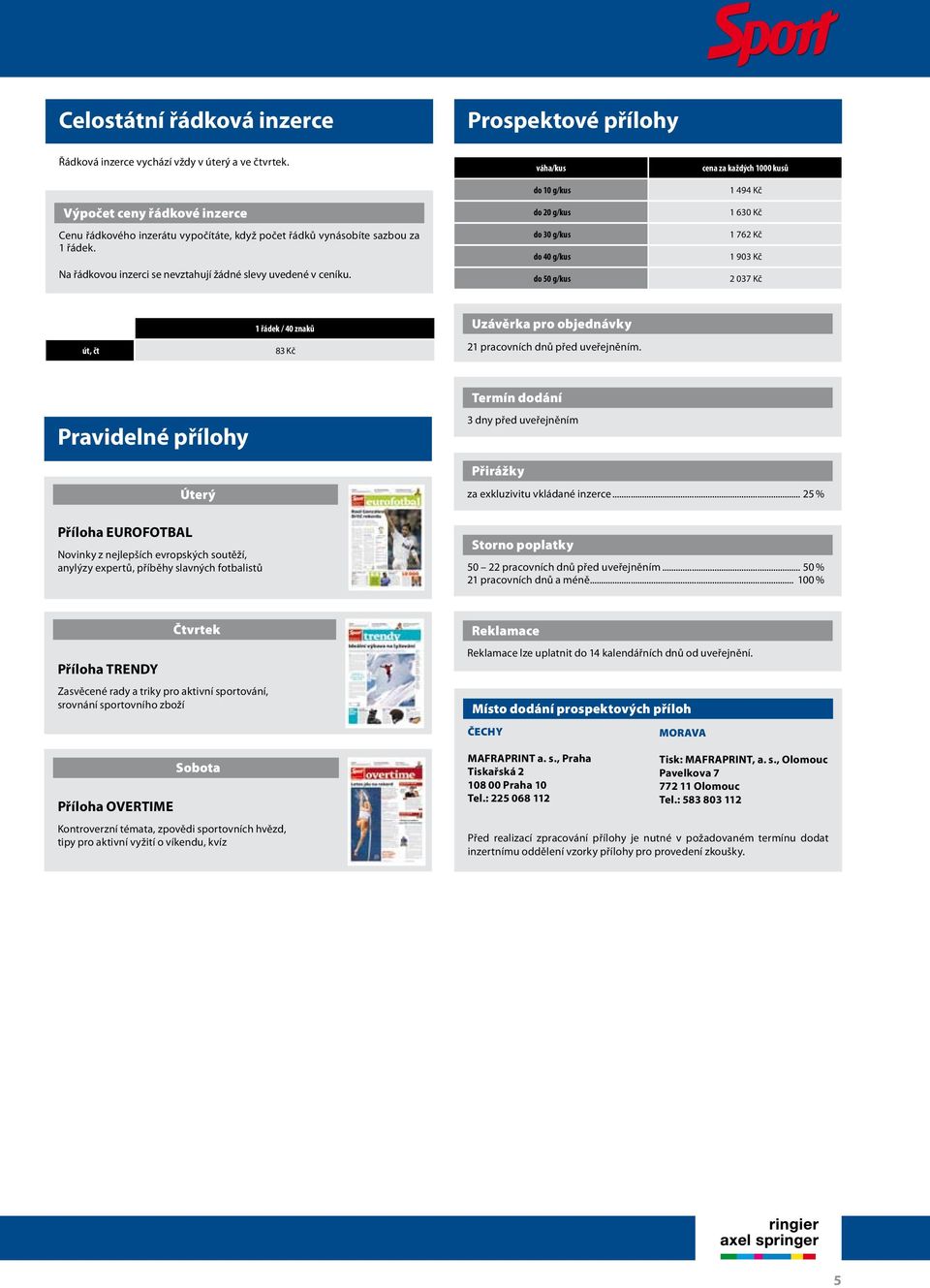 váha/kus do 10 g/kus do 20 g/kus do 30 g/kus do 40 g/kus do 50 g/kus cena za každých 1000 kusů 1 494 Kč 1 630 Kč 1 762 Kč 1 903 Kč 2 037 Kč út, čt 1 řádek / 40 znaků 83 Kč Uzávěrka pro objednávky 21