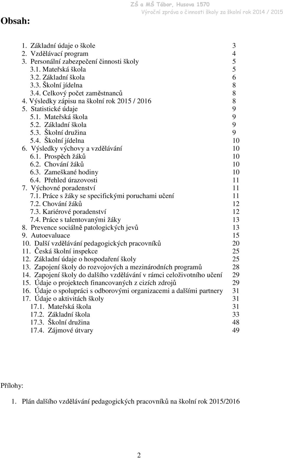 2. Chování žáků 10 6.3. Zameškané hodiny 10 6.4. Přehled úrazovosti 11 7. Výchovné poradenství 11 7.1. Práce s žáky se specifickými poruchami učení 11 7.2. Chování žáků 12 7.3. Kariérové poradenství 12 7.