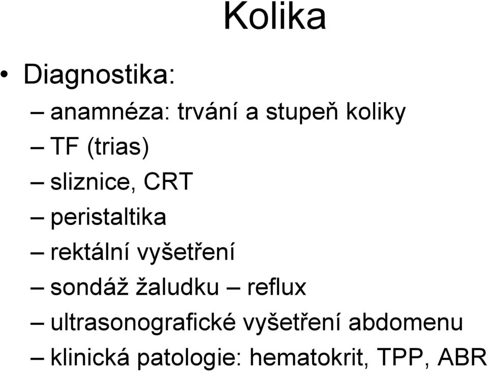 vyšetření sondáž žaludku reflux ultrasonografické