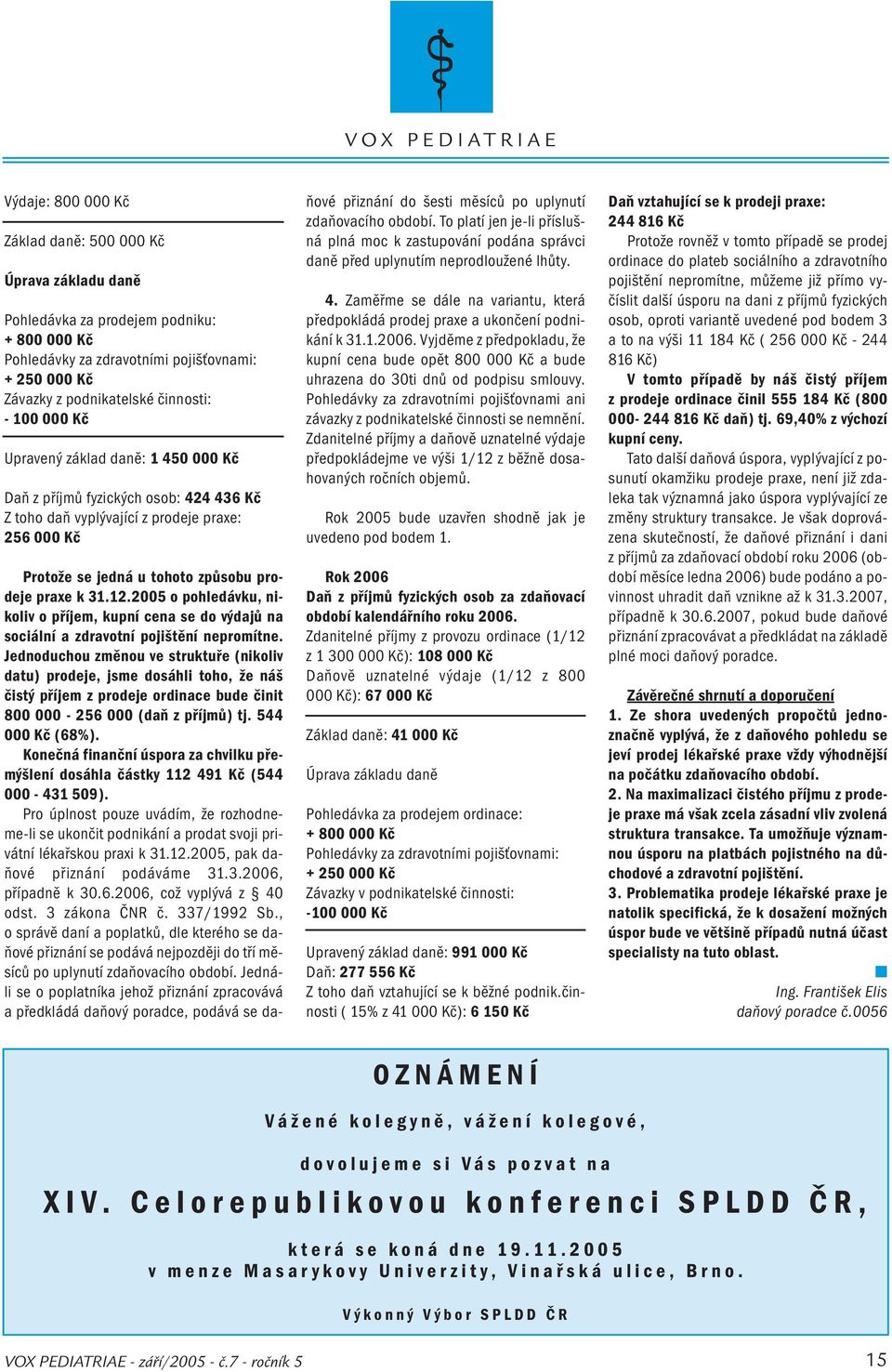 2005 o pohledávku, nikoliv o příjem, kupní cena se do výdajů na sociální a zdravotní pojištění nepromítne.