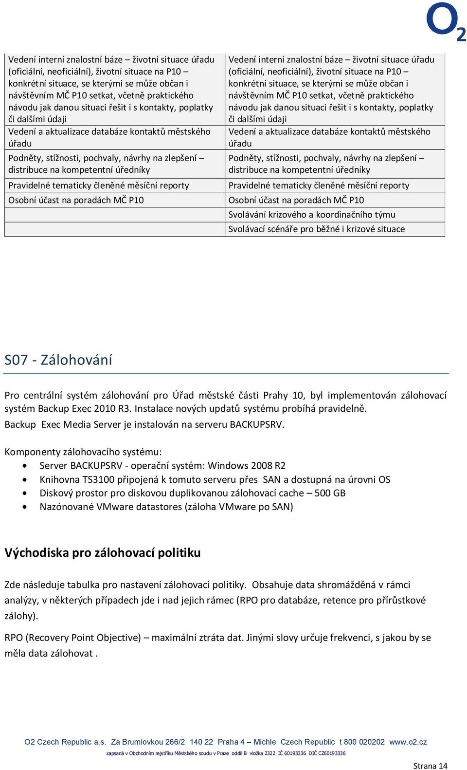 úředníky Pravidelné tematicky členěné měsíční reporty Osobní účast na poradách MČ P10   úředníky Pravidelné tematicky členěné měsíční reporty Osobní účast na poradách MČ P10 Svolávání krizového a