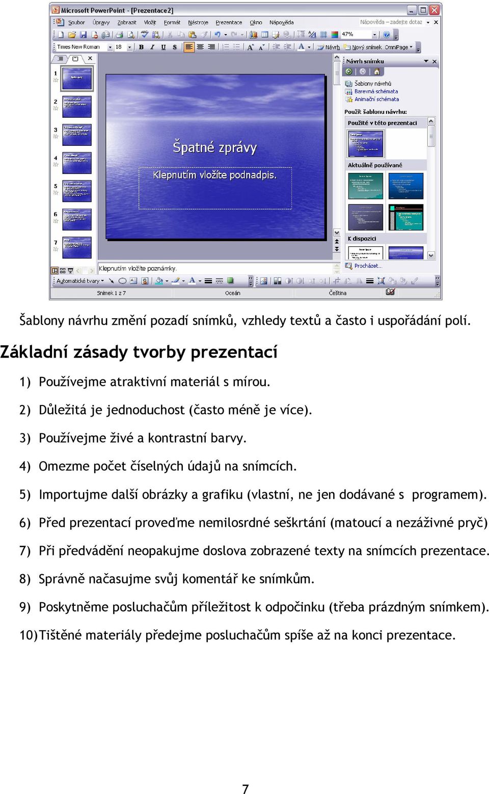 5) Importujme další obrázky a grafiku (vlastní, ne jen dodávané s programem).