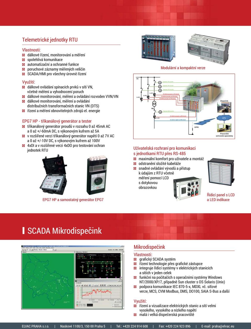 n, m en o l d n ro oden VVN VN d lko é monitoro n, m en o l n di tri n c tr n orm n c t nic VN ( T ) jednotek RTU SCADA